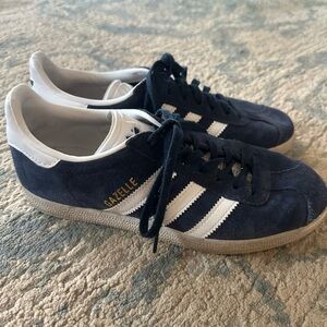 Adidas Gazelle Collegiate Navy White Sneakers